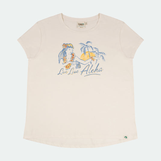 WOMENS T - LIVE LOVE ALOHA