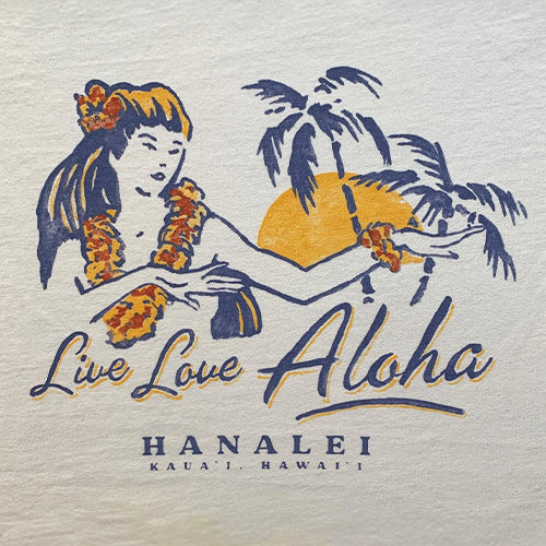 WOMENS T - LIVE LOVE ALOHA