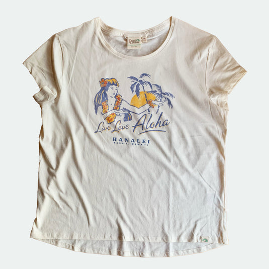 WOMENS T - LIVE LOVE ALOHA