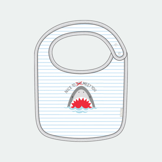 Baby Bib "Sharky" - Baby Boys