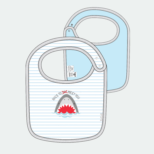 Baby Bib "Sharky" - Baby Boys