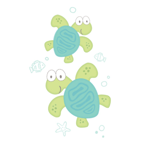 Baby Romper "Turtle Stack" - Baby Boys