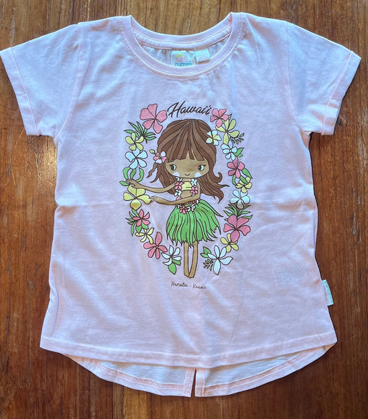 Kids T-Shirt "Hula Hawaii" - Girls