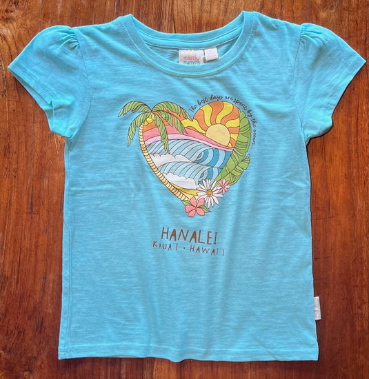 Kids T-Shirt "Scenic Heart" - Girls