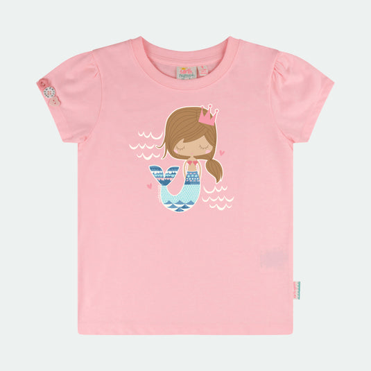 Kids T-Shirt "Folk Mermaid" - Girls