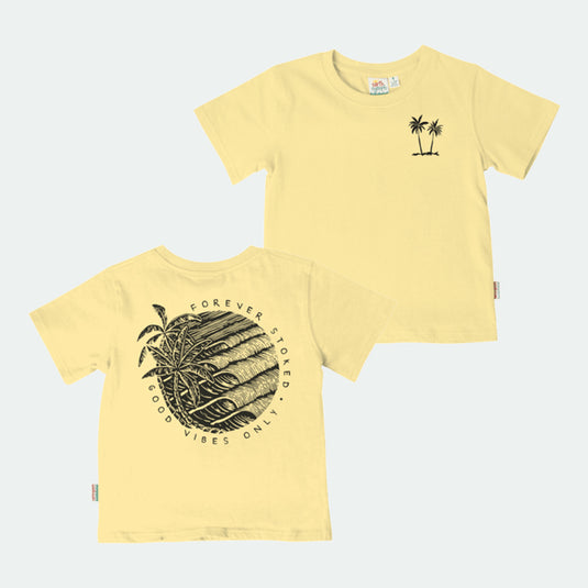 KIDS T FOREVER STOKED PALMS-BOYS