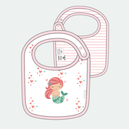 Baby Bib "Mermaid" - Baby Girls