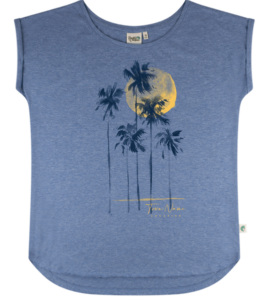 WOMENS T - WATER PALMS