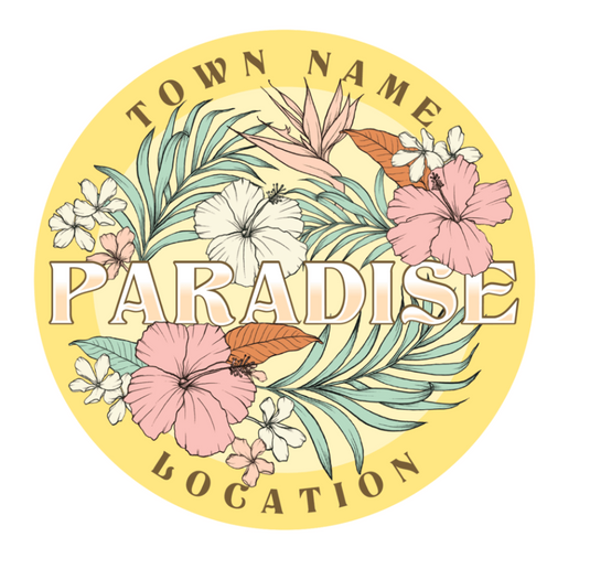FLORAL PARADISE STICKER